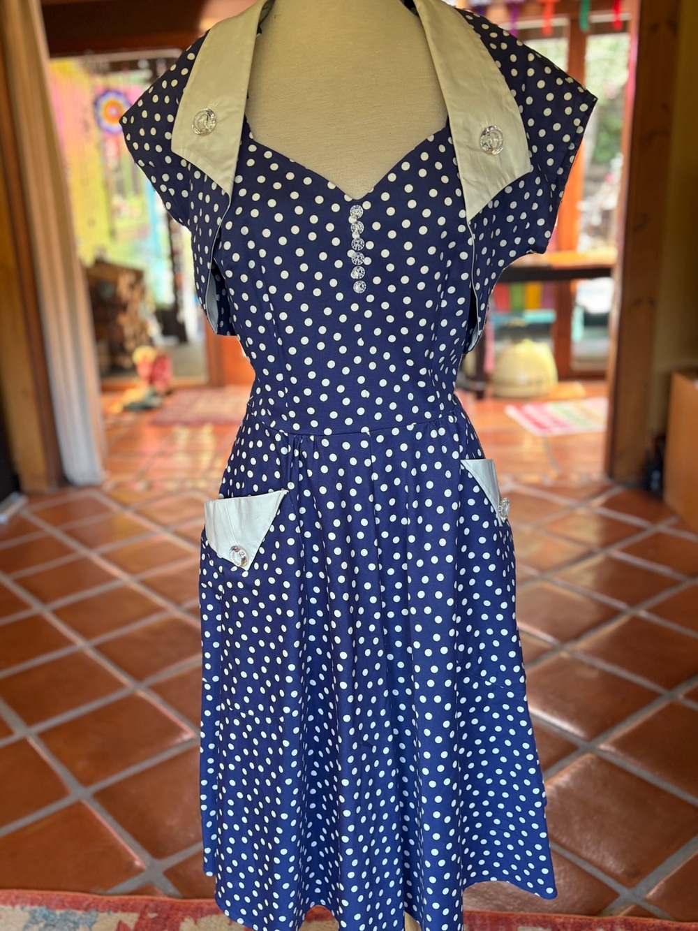 Trashy Dize size 12 Lucy Dots Sundress & Bolero